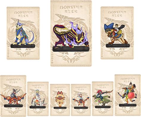 monster hunter rise nfc amiibo card|monster hunter rise all amiibo.